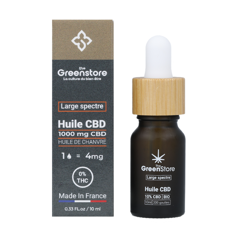 Huile CBD Broad Spectrum 1000 mg - The Greenstore