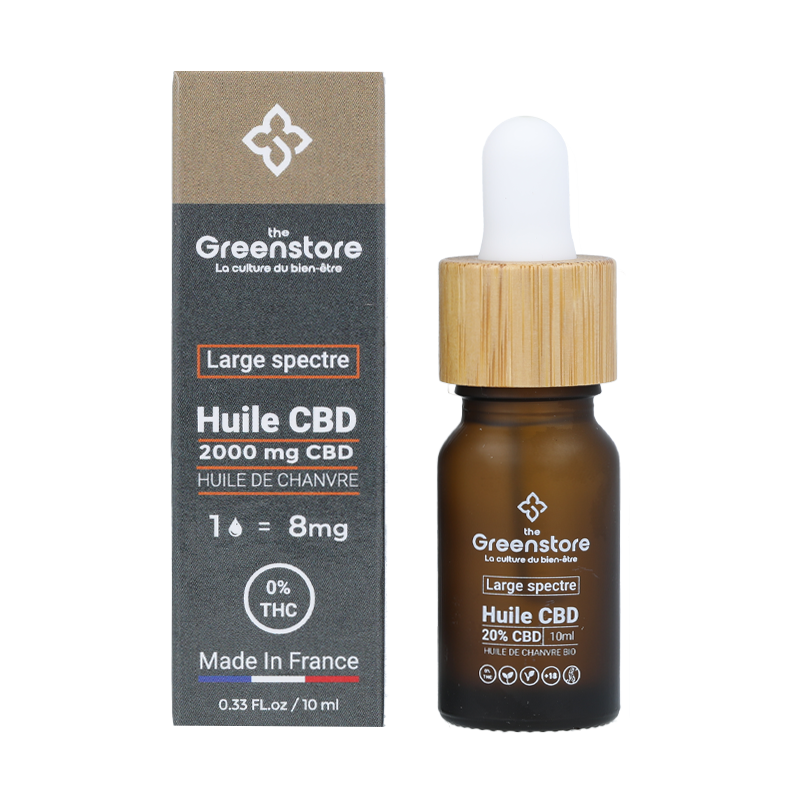 Huile CBD Broad Spectrum 2000 mg - The Greenstore