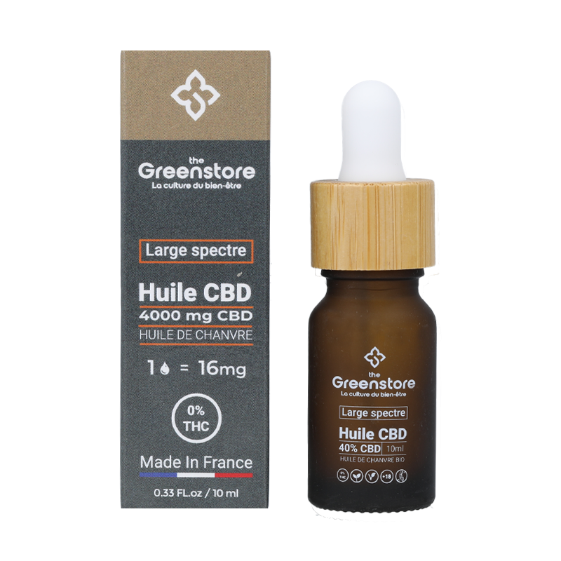 Huile CBD Broad Spectrum 4000 mg - The Greenstore