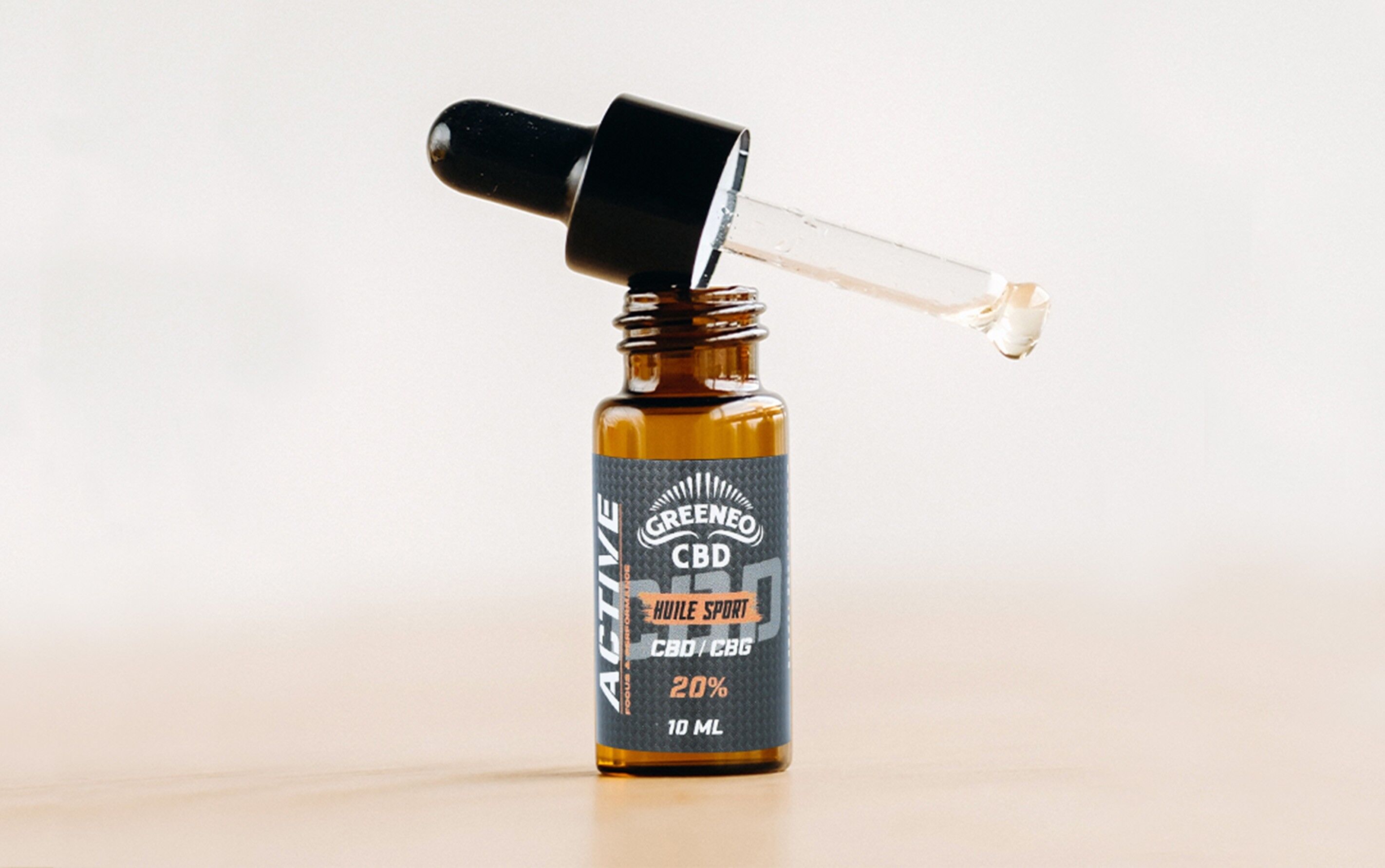 Huile CBD CBG Sport 20% - Greeneo