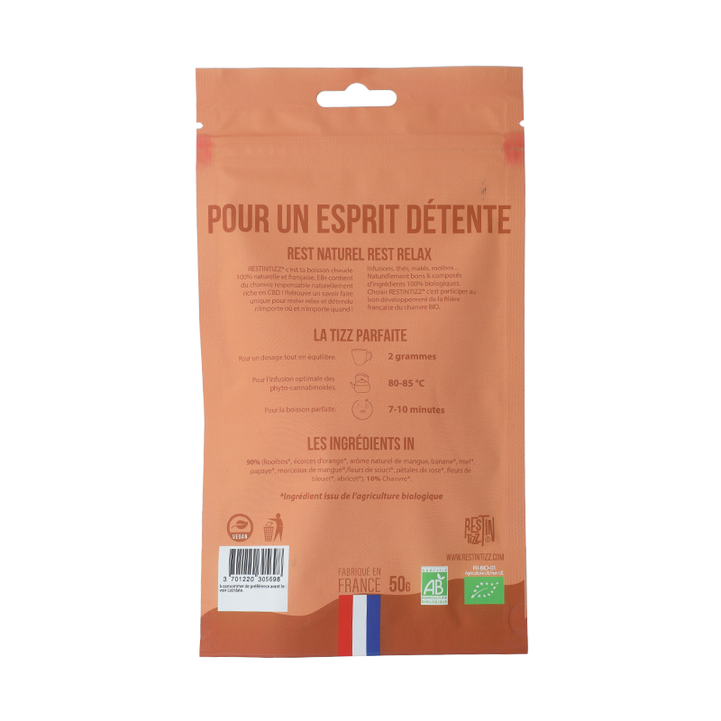 Infusion cbd Rooibos l'Exotique – Rest in Tizz