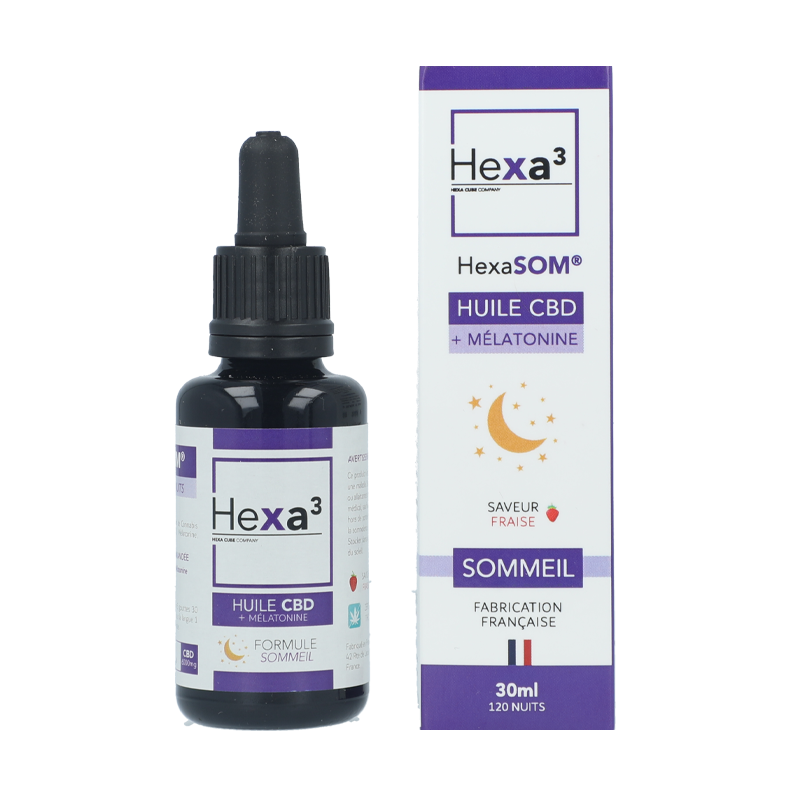 Huile CBD Sommeil 30 ml - Hexa3