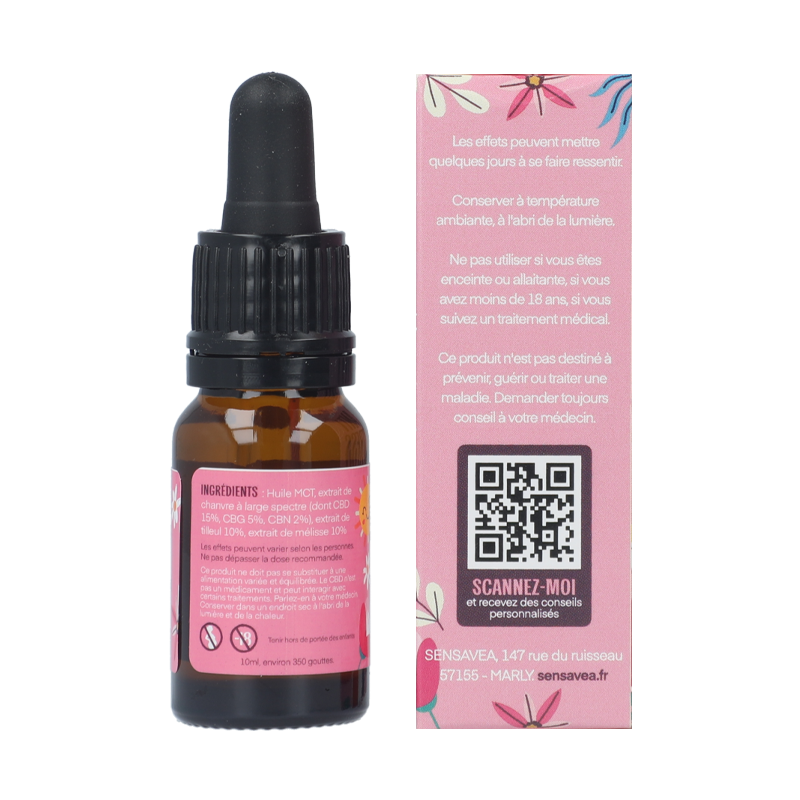 Huile CBD Anti-Stress - Sensavea