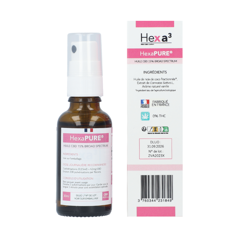 Huile CBD HexaPURE - Hexa3