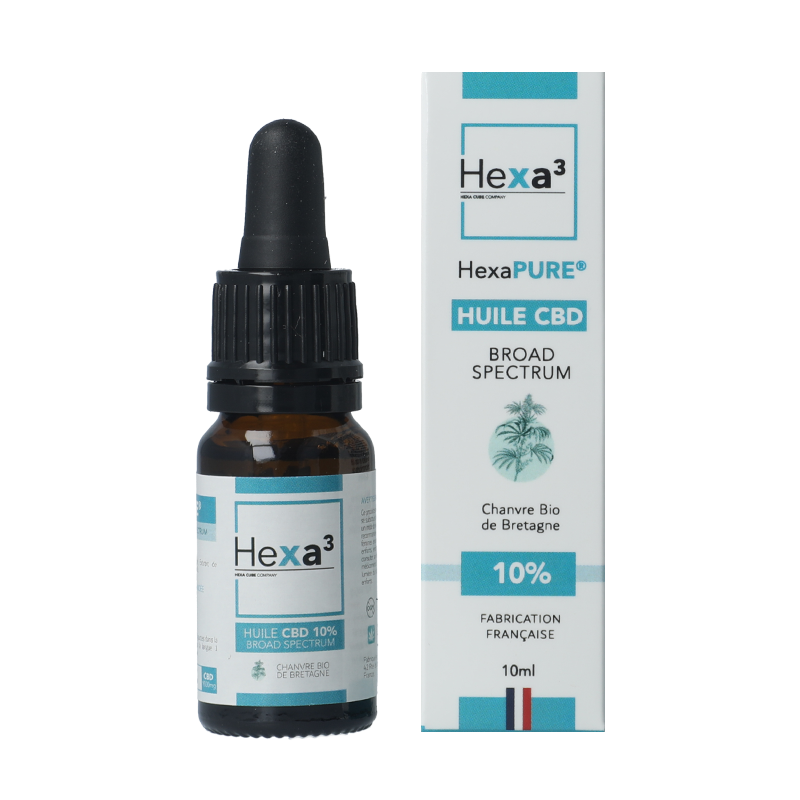 Huile de CBD Broad Spectrum - Hexa3