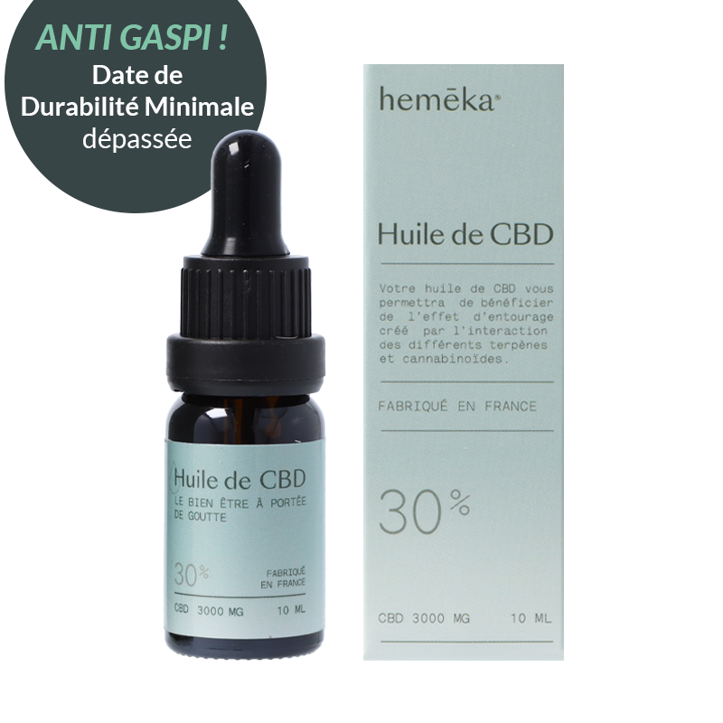 Huile CBD Broad Spectrum 5 à 30 % - Hemeka