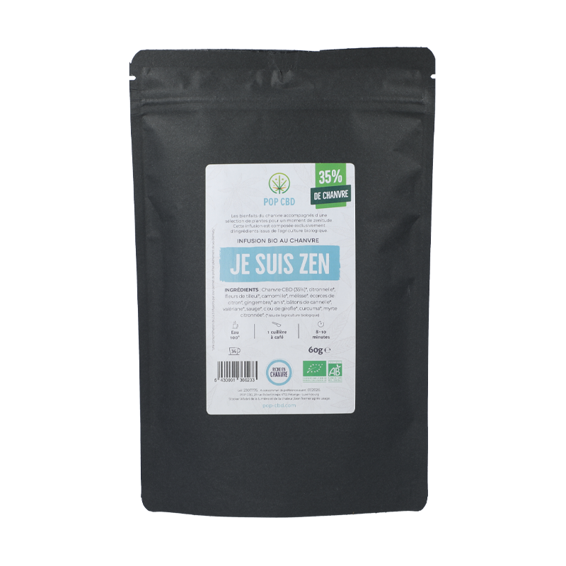 Infusion CBD JE SUIS ZEN - Pop CBD