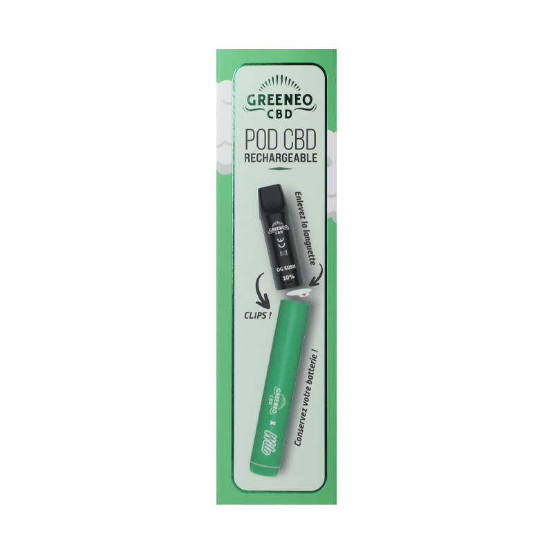 Pod CBD Rechargeable OG Kush - Greeneo