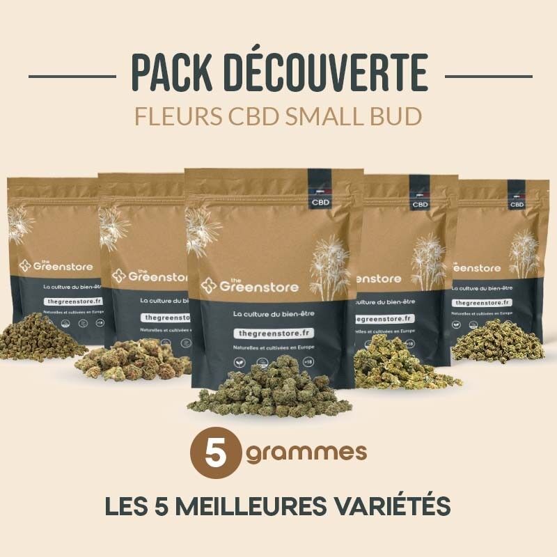 Pack découverte CBD - Fleurs small bud