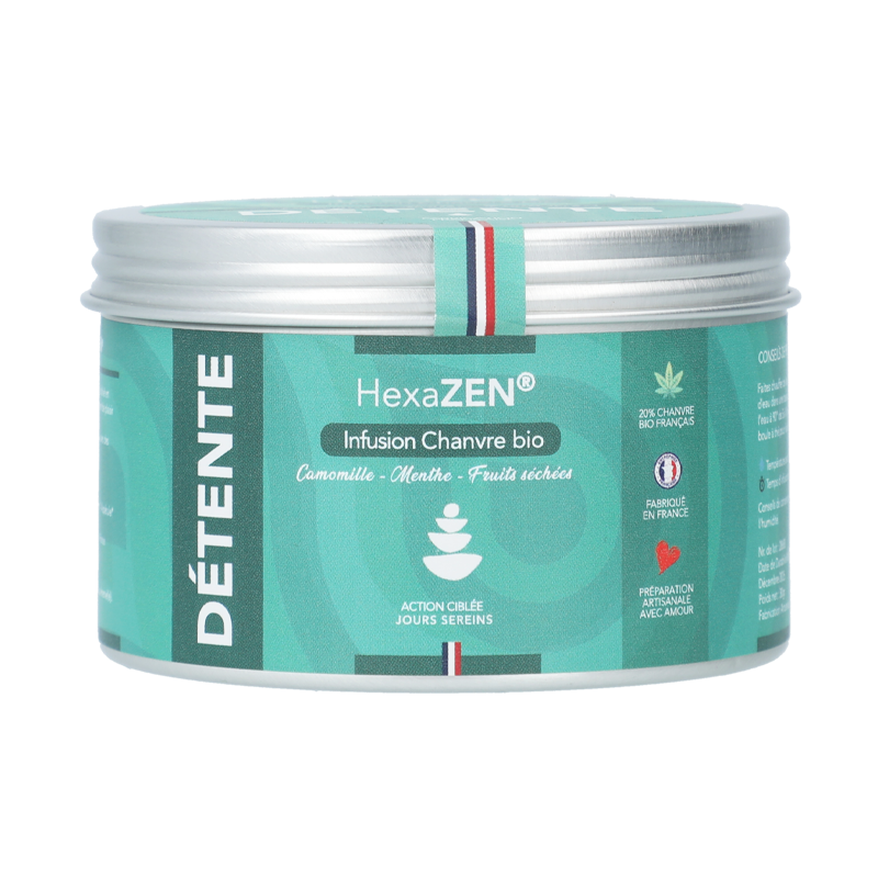 Infusion CBD Détente - Hexa3