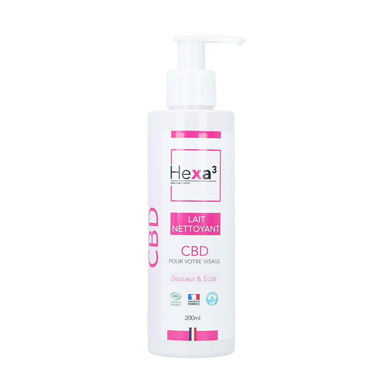 Lait Nettoyant CBD - Hexa3