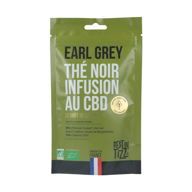 Thé noir cbd Earl Grey - Rest in Tizz