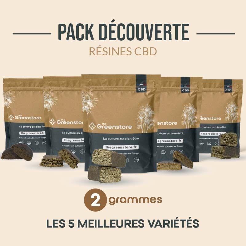 Pack découverte CBD - Résines