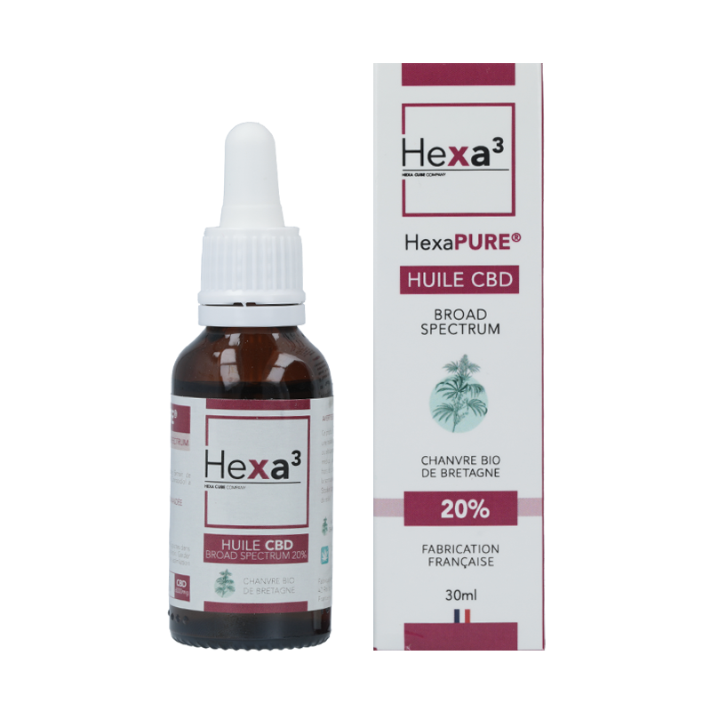 Huile CBD HexaPURE - 20% - 30 ml - Hexa3