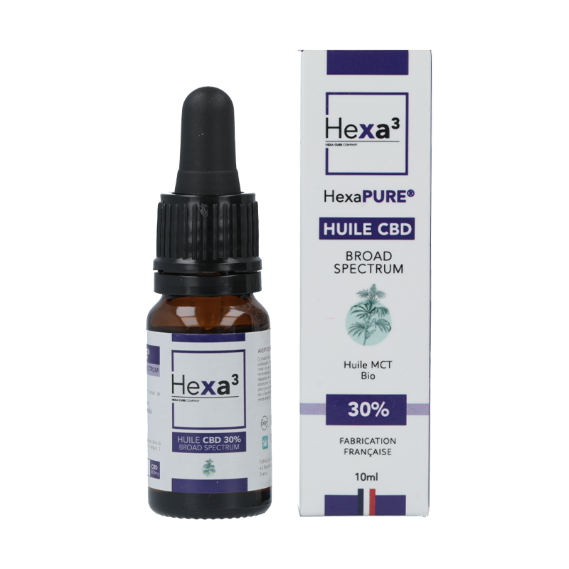 Huile de CBD Broad Spectrum - Hexa3