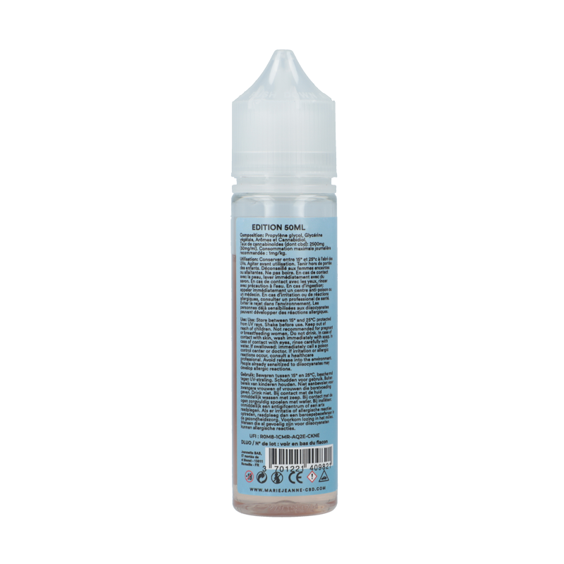 E-liquide CBD Stroumfy 50 ml - Marie Jeanne