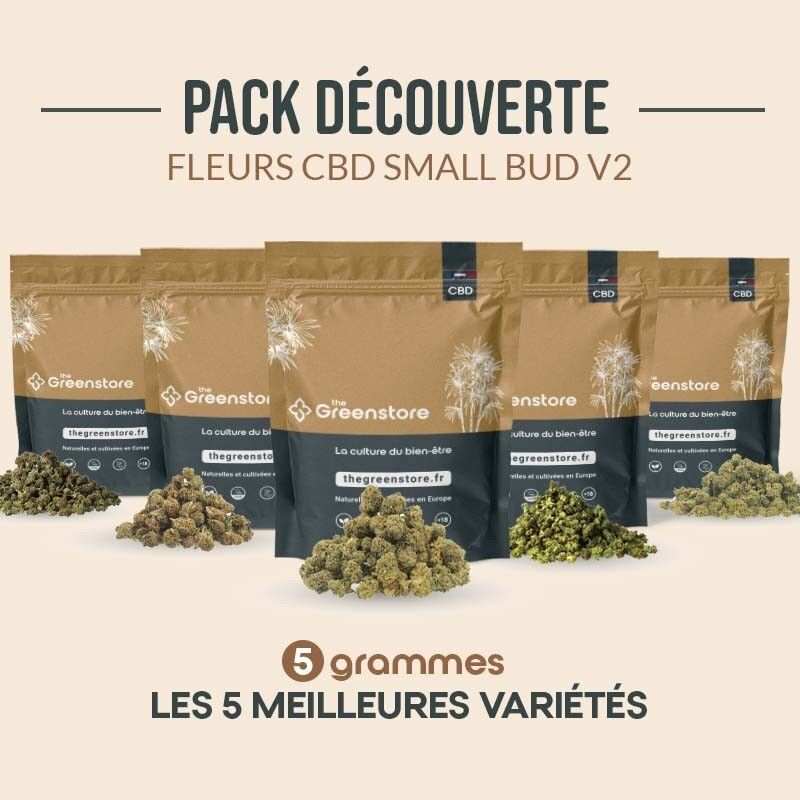 Pack Découverte CBD V2 - Fleurs Small Bud