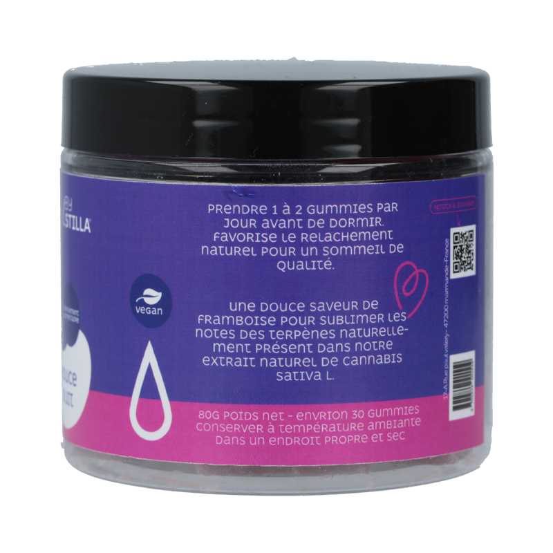 Gummies CBD Sommeil Framboise – Stilla