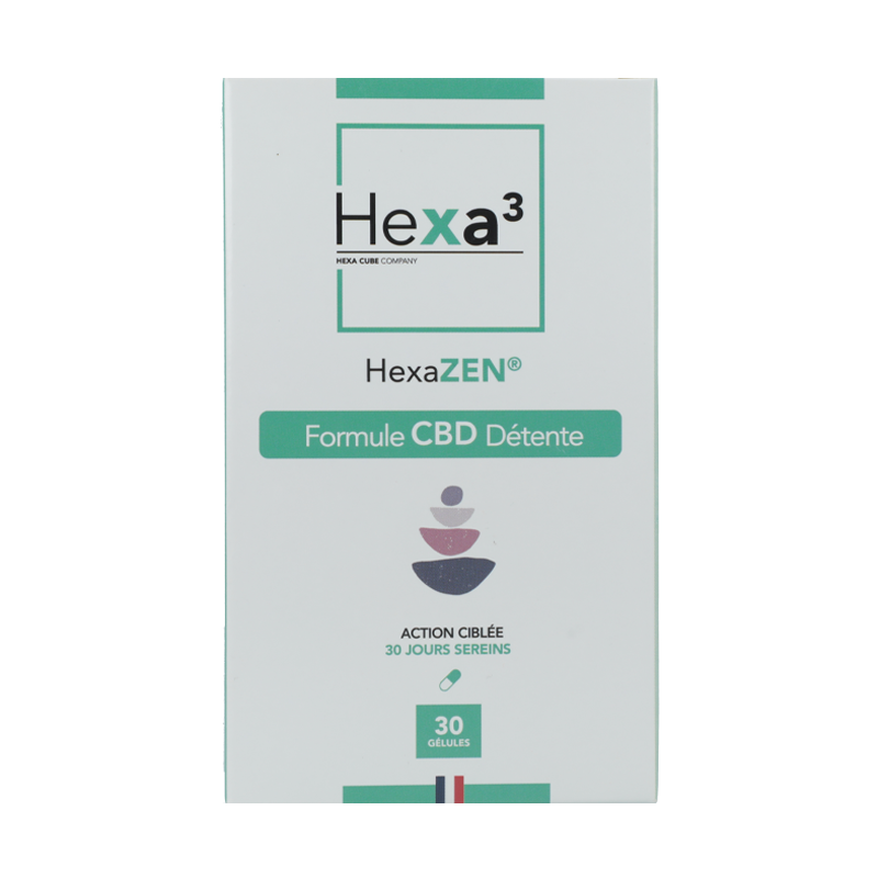 Capsules CBD Détente - Hexa3