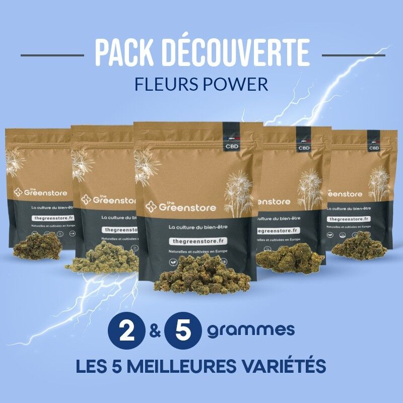 Pack Découverte CBD – Fleurs Power