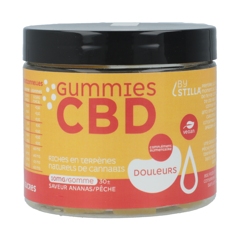 Gummies CBD Douleur Ananas Pêche - Stilla