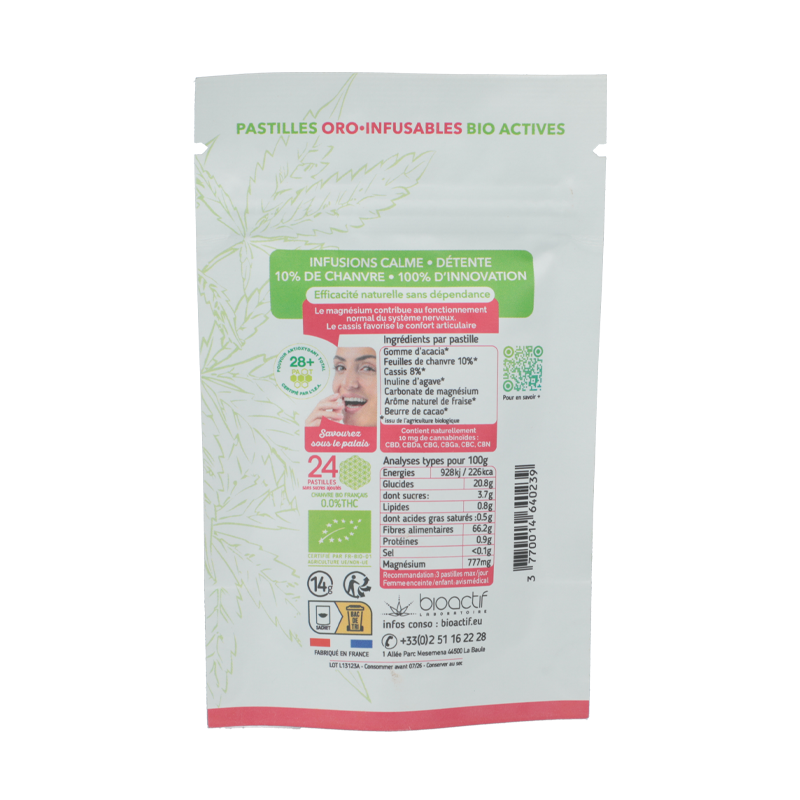 Pastilles CBD Calme Détente – Bioactif