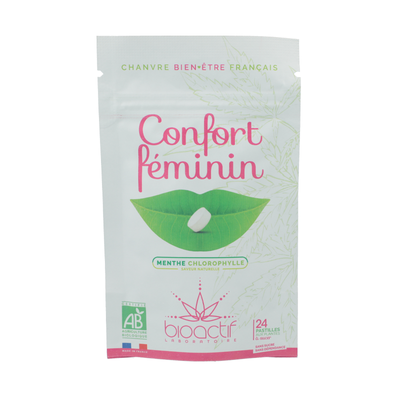 Pastilles CBD Confort Féminin – Bioactif