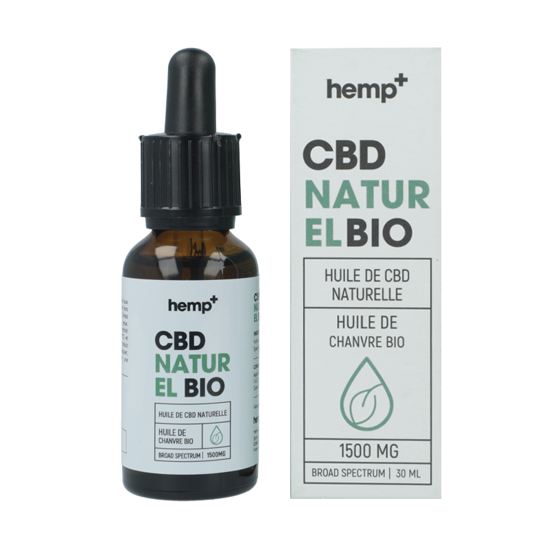 Huile CBD Naturel 30 ml - Hemp+