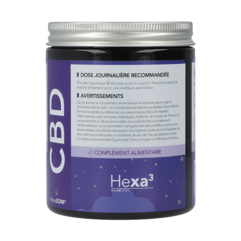 Gummies CBD Sommeil - Hexa3