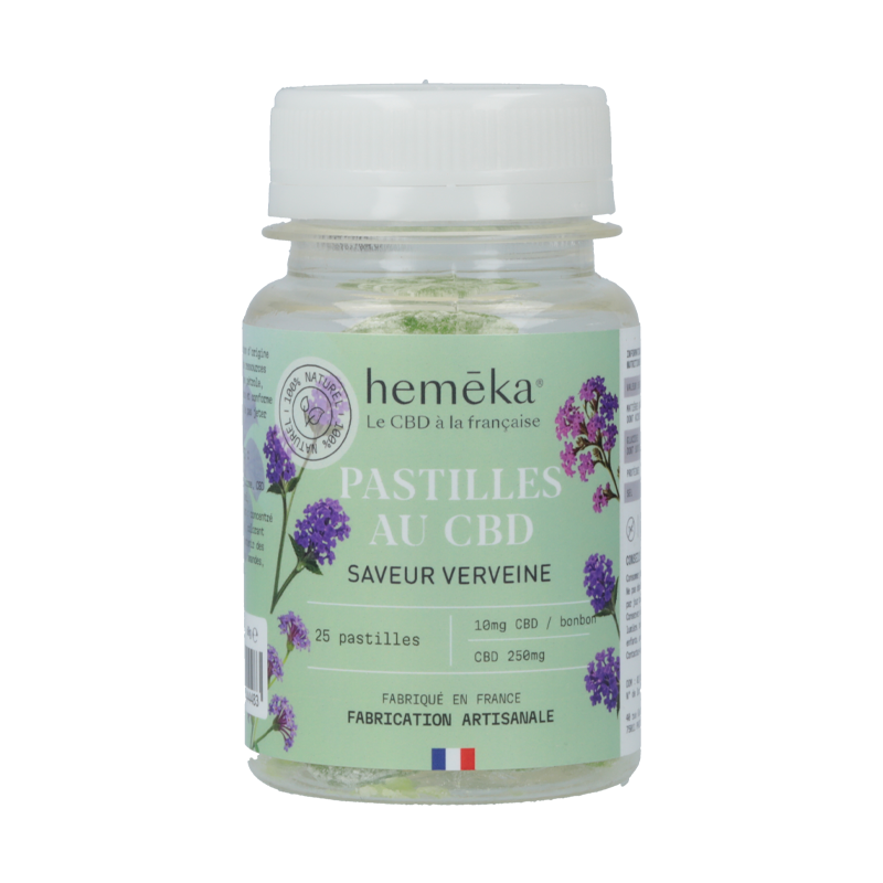 Pastilles Verveine & CBD - Hemeka