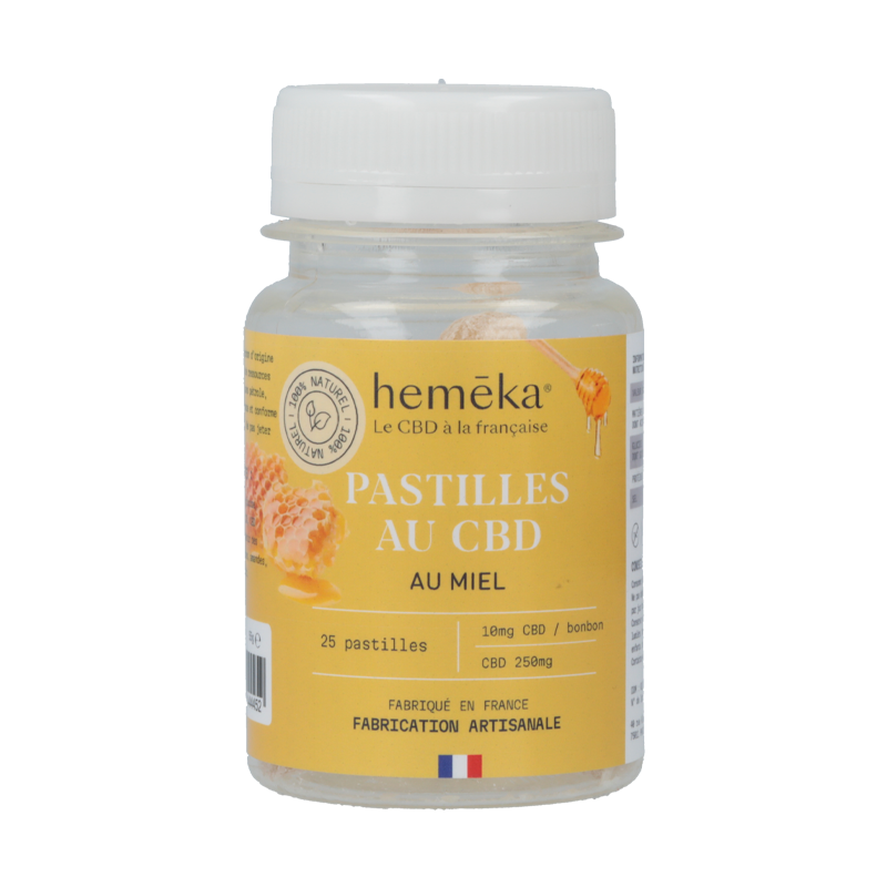 Pastilles Douceurs Miel & CBD - Hemeka