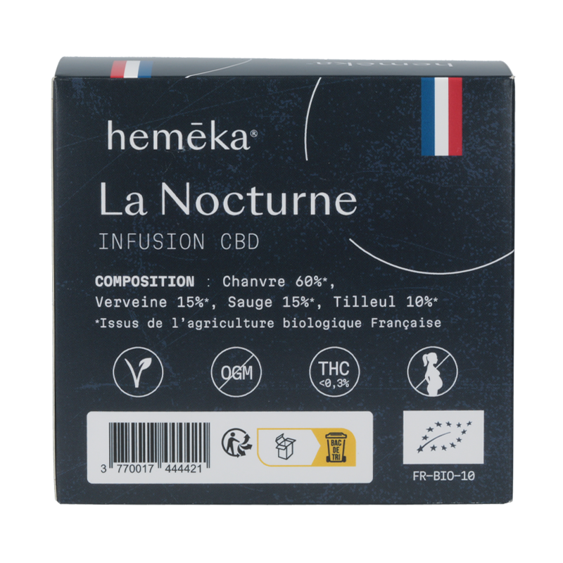 Infusion CBD La Nocturne en sachet - Hemeka