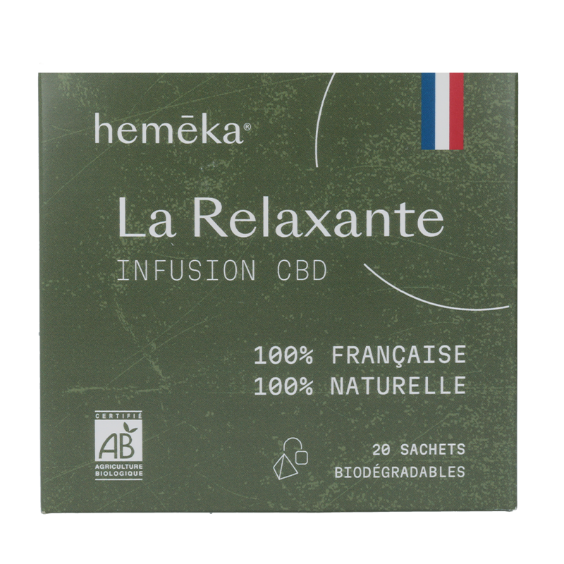 Infusion CBD La Relaxante en sachet - Hemeka