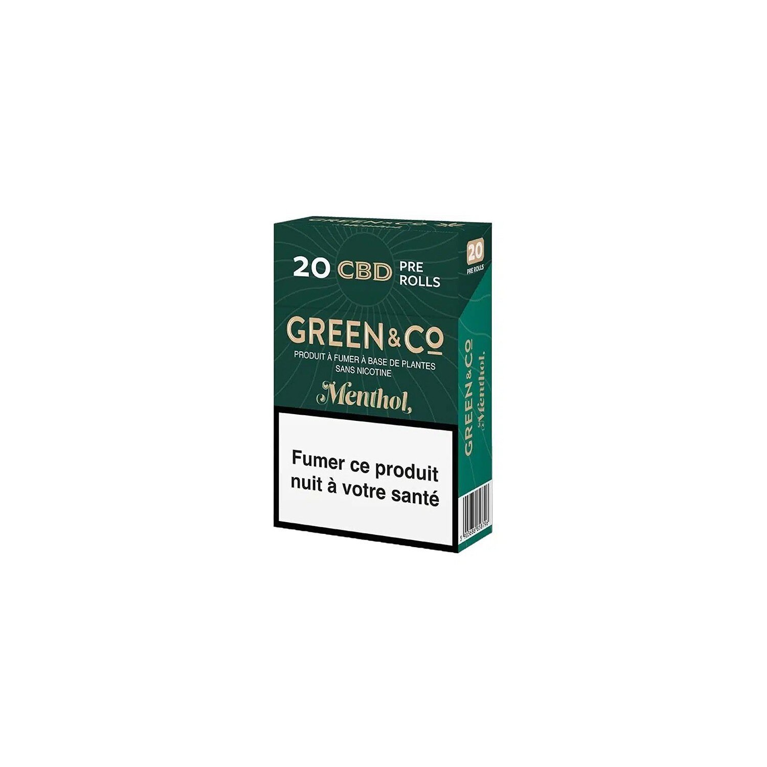 CBD Menthol Nicotinevrije Sigaretten - Green&Co