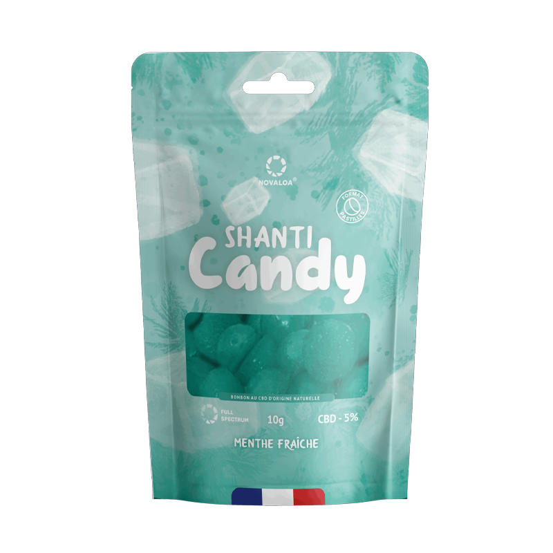 Pastilles CBD Menthe - Novaloa