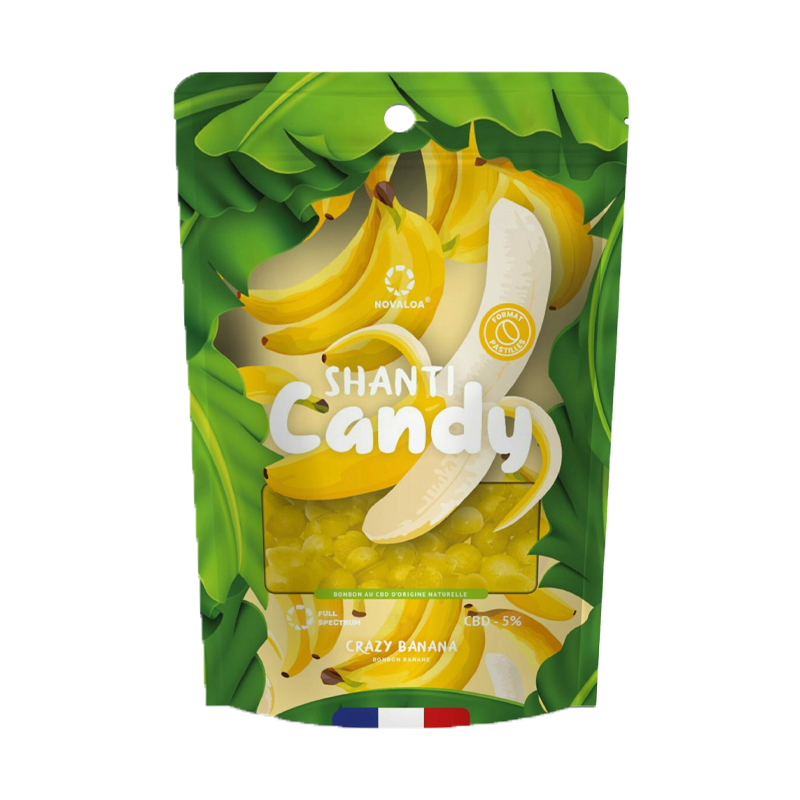 Pastilles CBD Crazy Banana - Novaloa