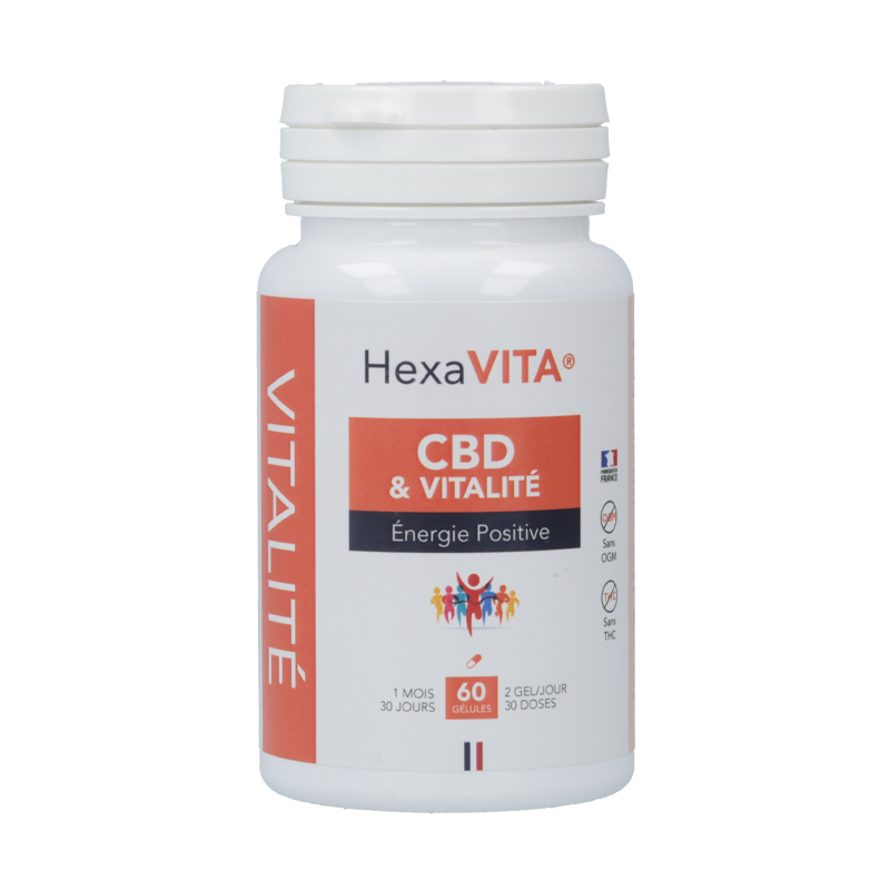 Capsules CBD Energie - Hexa3