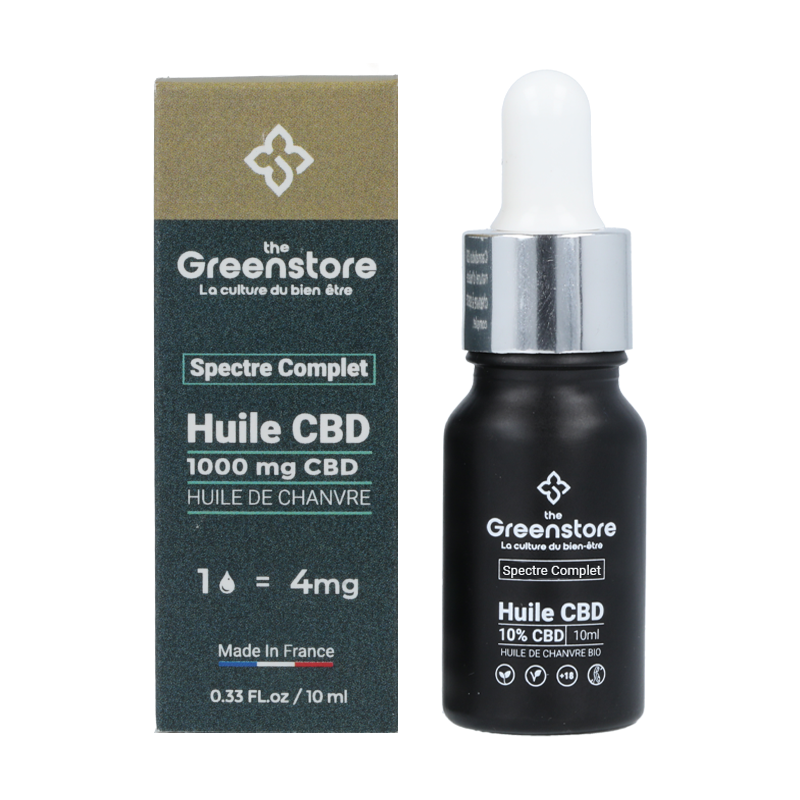 Huile CBD Full Spectrum 1000 mg - The Greenstore