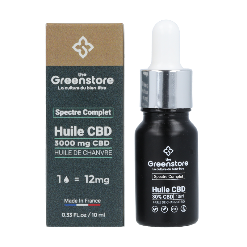 Huile CBD Full Spectrum 3000 mg - The Greenstore