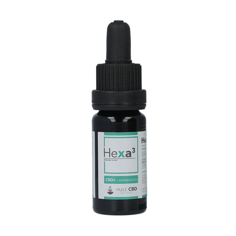 Olio rilassante al CBD vaniglia - Hexa3