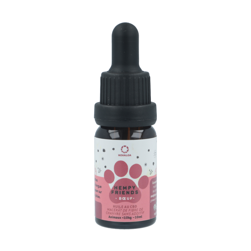 Huile Chanvre Animaux 1,5% - Novaloa