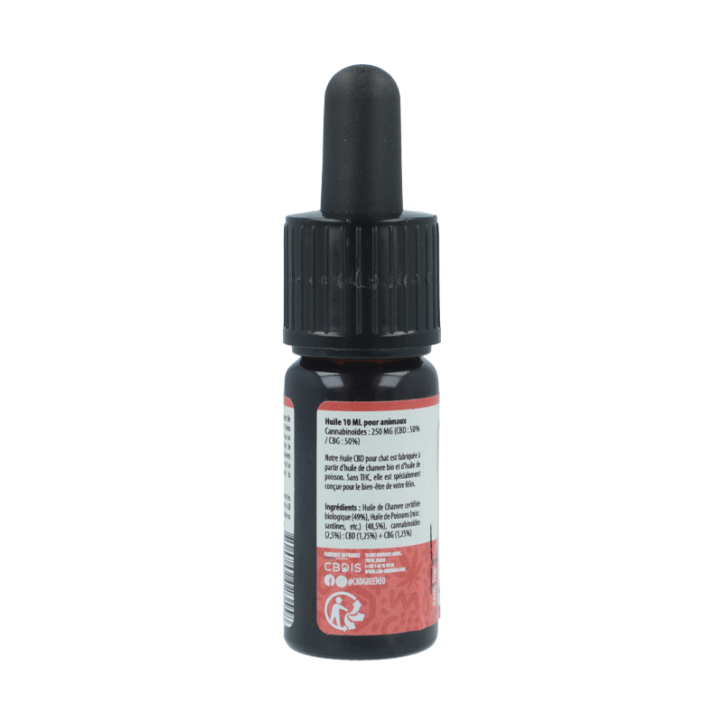 Aceite de CBD CBG para gatos - Greeneo