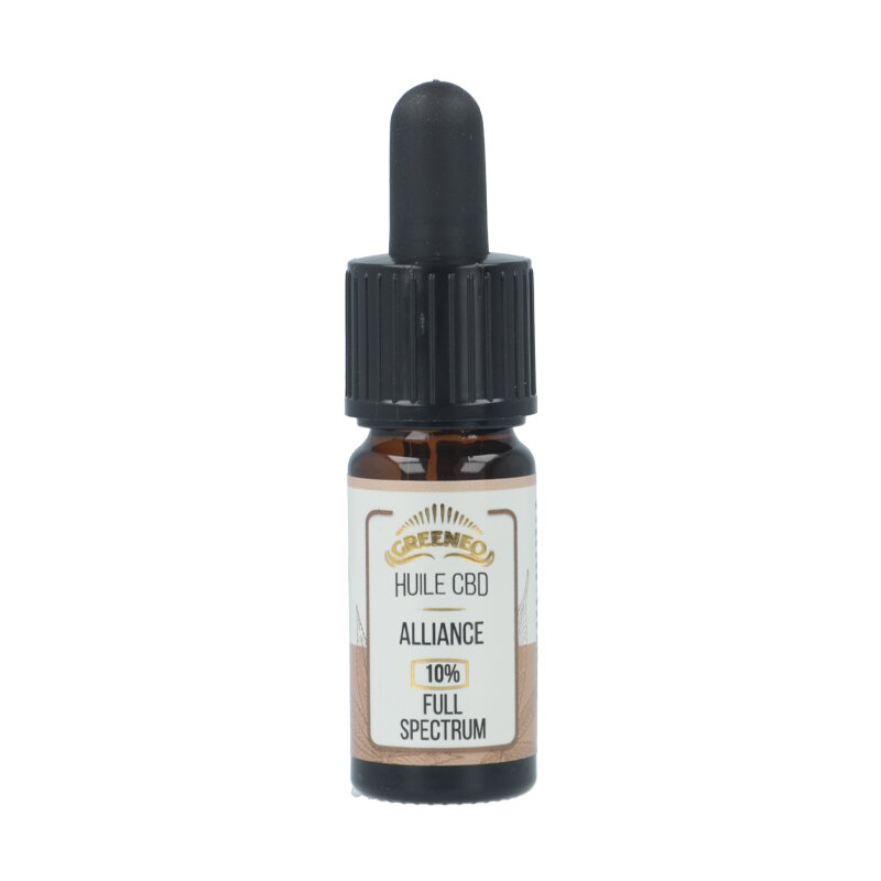 Olio di CBD dell'Alleanza a Spettro Completo 10% - Greeneo