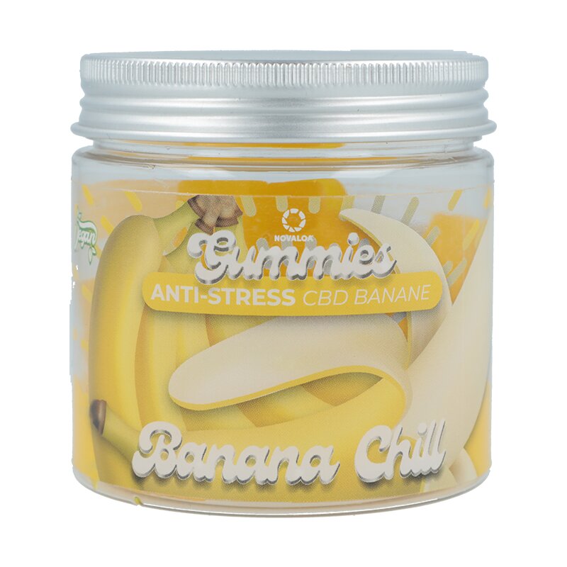 Gummies CBD Anti-Stress Banana Chill - Novaloa