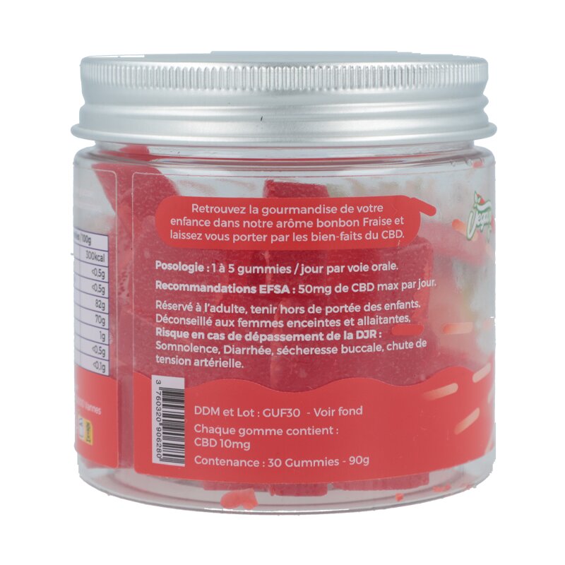 Gomas CBD Strawberry Comfort - Novaloa