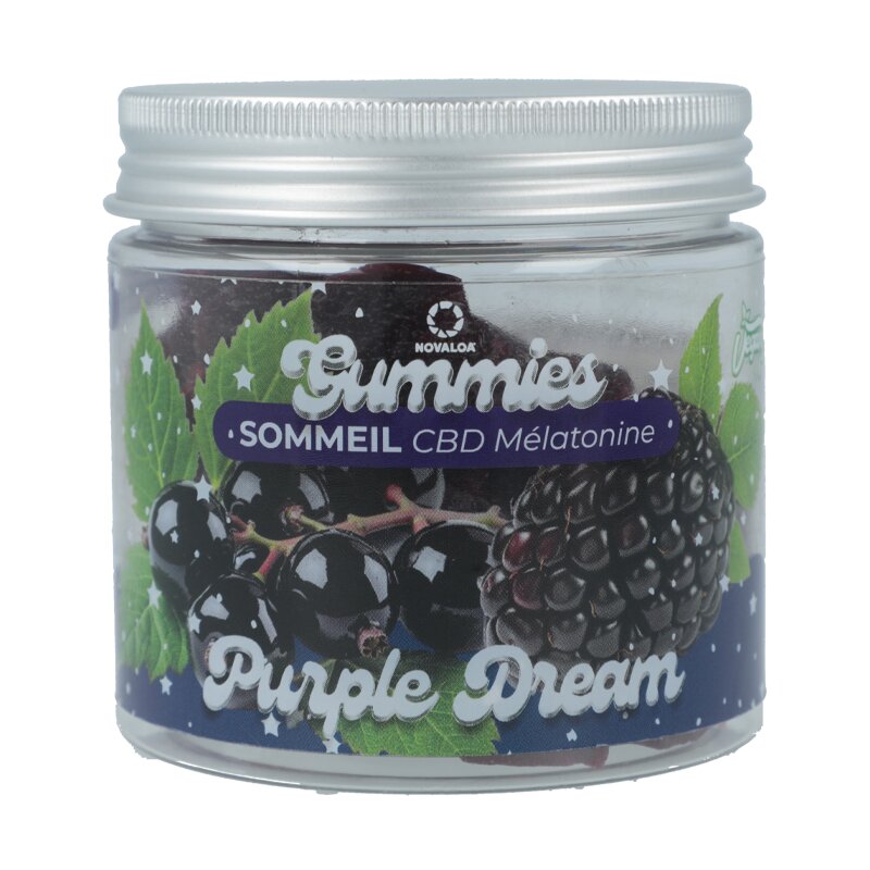 Gummies CBD Groselha e Amora para dormir - Novaloa
