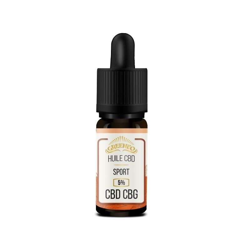 Huile CBD CBG Sport 5% - Greeneo