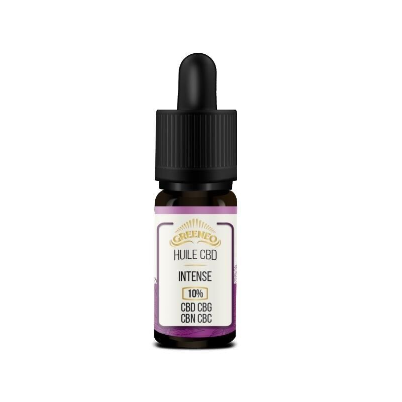 Huile CBD CBG CBN CBC Intense 10% - Greeneo