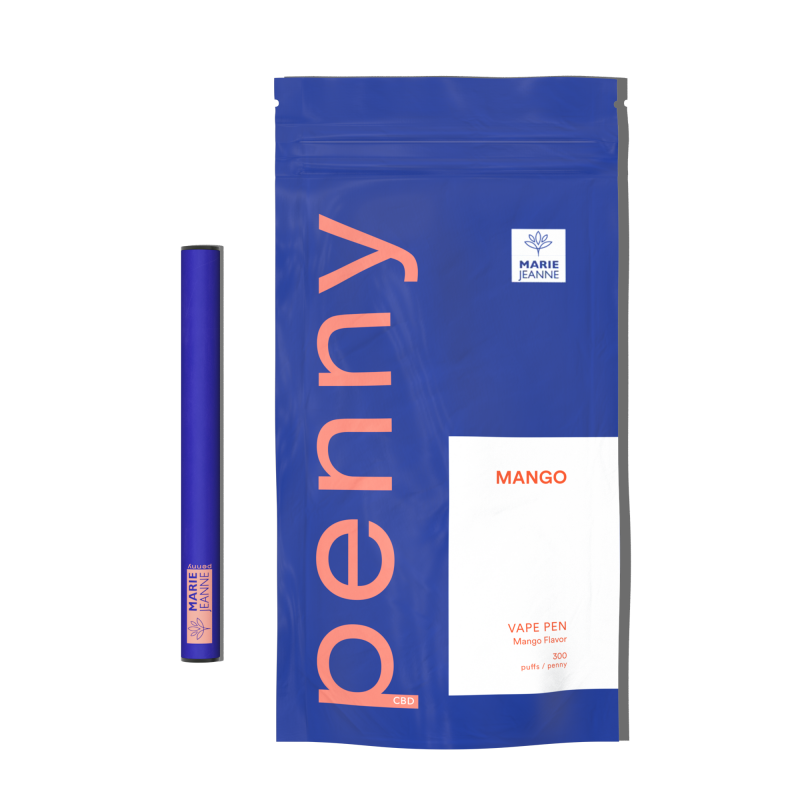 Vape Pen CBD Penny Mangue sauvage et Myrtille – Marie Jeanne