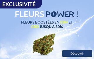 Nos fleurs de CBD boostées en CBD ou CBN